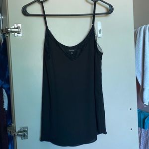 Black Silky Tank Top